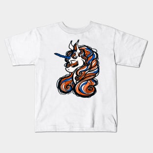 Denver Football Unicorn Kids T-Shirt